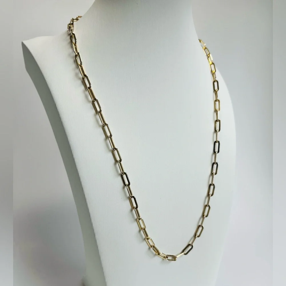 Giani Bernini Paperclip Link Chain Necklace in 18K Gold-Plated Sterling Silver